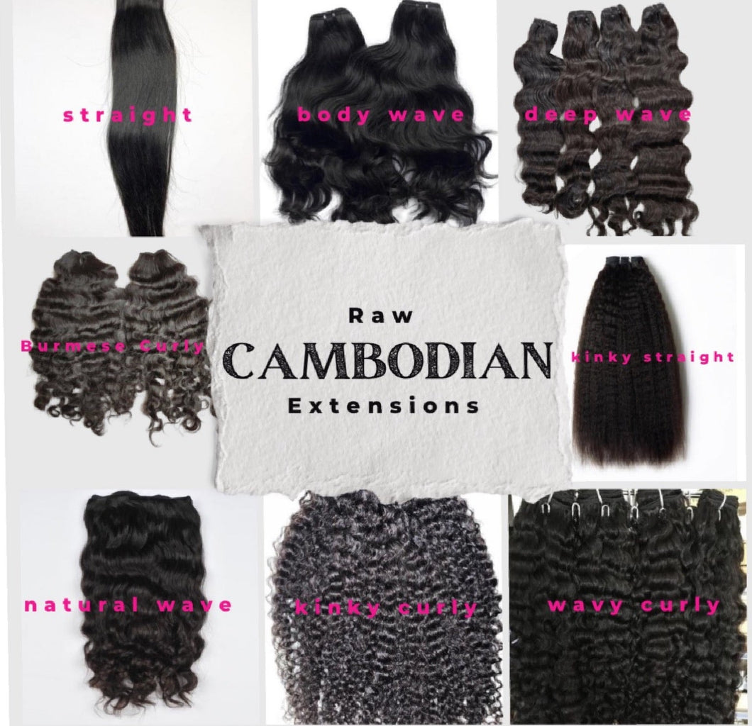 Cambodian Hair Extensions (1 Bundle)